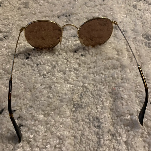 ray ban pink round flashes sunglasses - Picture 6 of 6